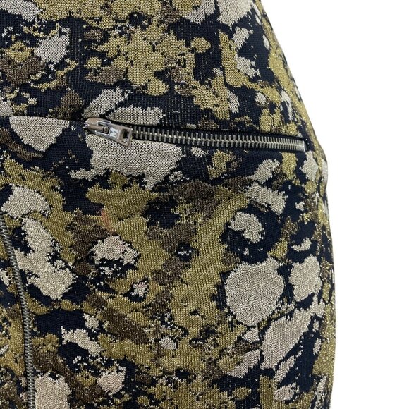 Missoni Women's Gold and Black Bodycon Dress Sz 38 (EUR 8) - Picture 6 of 11